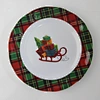 melamine christmas plates